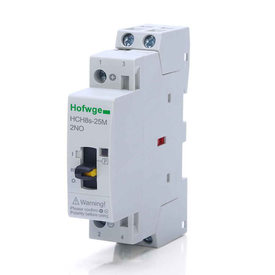 HCH8s-25A 2P DC Contactor DC24V Coil DC12V 220V 50/60Hz 2NO